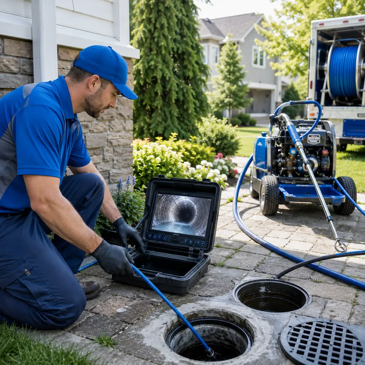 Outdoor drain cleaning professionals serving Foster City, MI